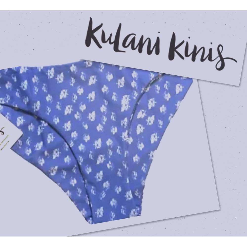 KuLani Kinis NEW XL (32" Waist) Purple Snow Leopard Bikini Bottom -‎ Beach Pool